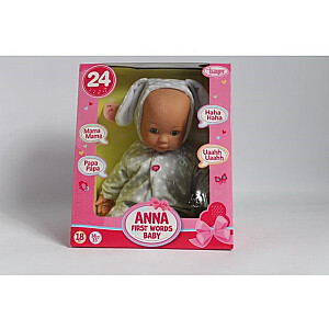 PROMO Bayer Baby Doll Anna First Words Drabužiai Triušis 38 cm 93822AC