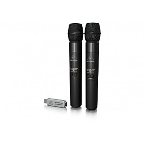 Behringer ULM202USB 2,4 GHz dvigubas belaidis mikrofonas