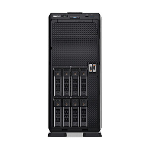 PowerEdge T550, 8 x 3,5 colių dėklas, Intel Xeon Silver 4310, 16 GB, 1x480 GB SSD SATA intensyvaus skaitymo, priekinis skydelis, DVD RW, be NIC, PERC H755, iDRAC9 Enterprise 15G, Dual P