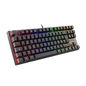 GENESIS THOR 300 TKL RGB FR ŽAIDIMŲ KLAVIATŪRA MECHANINIS FONINIO ŠVIETIMO RAUDONAS JUNGIKLIS