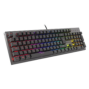 ИГРОВАЯ КЛАВИАТУРА GENESIS THOR 303 HU RGB ПОДСВЕТКА МЕХАНИЧЕСКАЯ КРАСНАЯ ЧЕРНАЯ ПЕРЕКЛЮЧАТЕЛЬ ГОРЯЧАЯ ЗАМЕНА