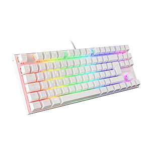 ИГРОВАЯ КЛАВИАТУРА GENESIS THOR 303 TKL FR RGB ПОДСВЕТКА МЕХАНИЧЕСКАЯ КОРИЧНЕВАЯ БЕЛАЯ ГОРЯЧАЯ ЗАМЕНА