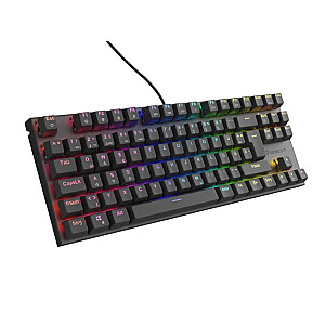 ИГРОВАЯ КЛАВИАТУРА GENESIS THOR 303 TKL DE RGB ПОДСВЕТКА МЕХАНИЧЕСКАЯ КОРИЧНЕВАЯ ЧЕРНАЯ ГОРЯЧАЯ ЗАМЕНА