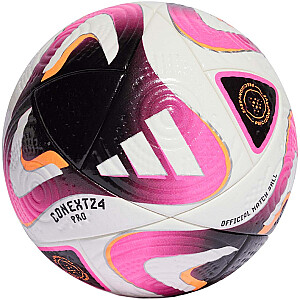 Futbolas Adidas Conext 24 Pro baltai rožinis IP1616