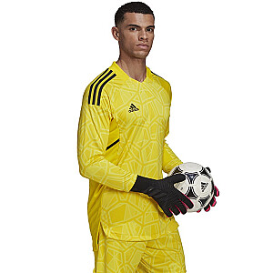 Футболка мужская вратарская с длинным рукавом adidas Condivo 22 Jersey желтая HF0137