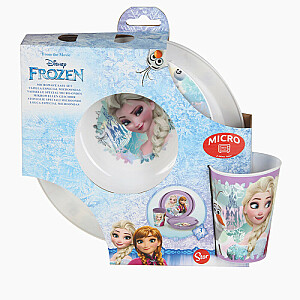 Indai plastikiniai Disney Frozen Microwave 3vnt. 296860 289116