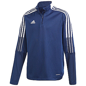 Толстовка молодежная тренировочная adidas Tiro 21 темно-синяя GK9661 164 см