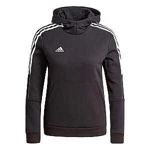 Толстовка с капюшоном adidas Tiro 21 черная GM7326 140 см