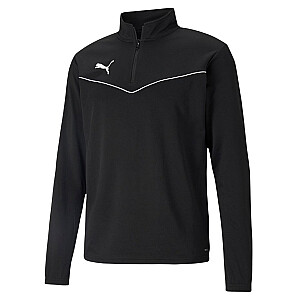 Мужская толстовка Puma teamRISE 1 4 Zip Top черная 657394 03 S