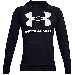 Толстовка мужская флисовая Rival HD с большим логотипом Under Armour, черная 1357093 001