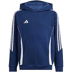 Толстовка детская adidas Tiro 24 Hooded Sweat темно-синяя IR7504 140см