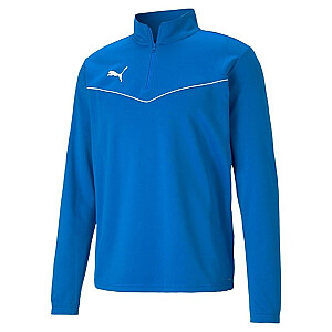 Мужская толстовка Puma teamRISE 1 4 Zip Top синяя 657394 02 L