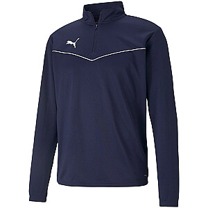 Мужская толстовка Puma teamRISE 1 4 Zip Top Peacoat-Pu темно-синего цвета 657394 06 M