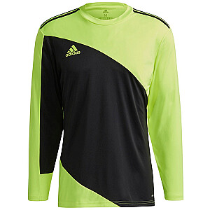 Мужская толстовка вратаря adidas Squadra 21 Goalkeeper Jersey, цвет черный-лайм GN5795 L