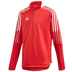 Толстовка молодежная тренировочная adidas Tiro 21 красная GM7323 152 см