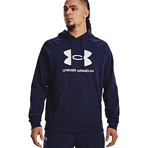 Under Armour Rival Fleece Logo HD vyriškas megztinis tamsiai mėlynas 1379758 410 M