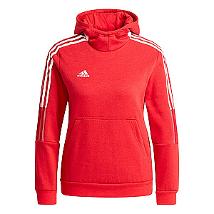 Толстовка с капюшоном adidas Tiro 21 красная GM7338 140 см