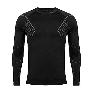 Мужская термоактивная толстовка Alpinus Active Base Layer черно-серая GT43189 L