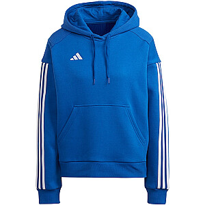 Толстовка с капюшоном adidas Tiro 23 Competition Cotton синяя IC4617