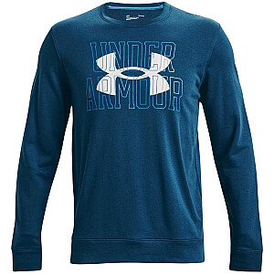 Мужская толстовка Under Armour UA Rival Terry Logo Crew, синяя 1370391 458