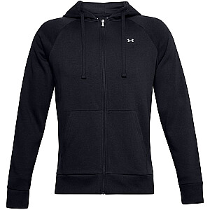 Мужская толстовка с капюшоном Under Armour Rival Fleece FZ черная 1357111 001