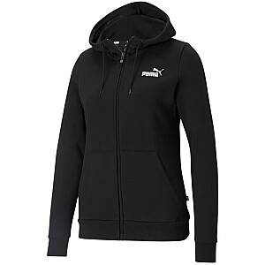 Puma ESS Small Logo Hoodie su pilna užtrauktuku, juoda 586811 01