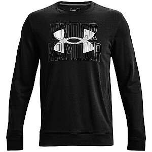 Мужская толстовка Under Armour UA Rival Terry Logo Crew, черная 1370391 001