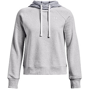 Женская толстовка с капюшоном Under Armour Rival Fleece CB серая 1373031 014