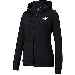 Толстовка с капюшоном Puma ESS Small Logo Full-Zip TR черная 586813 01