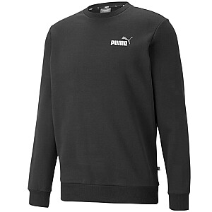 Мужская толстовка Puma ESS+ 2 Col Small Logo Crew FL, черная 674472 61 M