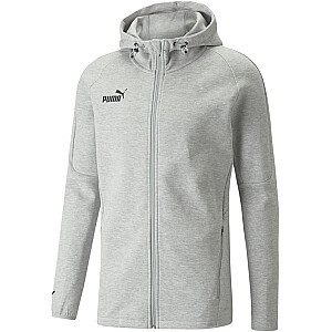 Толстовка Puma teamFINAL Casuals с капюшоном Jkt серая 657383 33