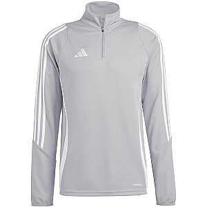 Vyriškas „Adidas Tiro 24“ treniruočių viršelis pilkai baltas IS1041 2XL