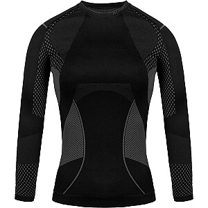 Женская термоактивная толстовка Alpinus Active Base Layer, цвет черный-серый GT43180 M