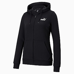 Толстовка с капюшоном Puma ESS Small Logo Full-Zip TR черная 586813 01