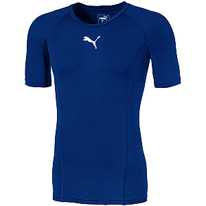 Vyriški marškinėliai Puma LIGA Baselayer SS mėlyni 655918 02 L