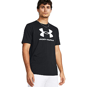 Vyriški marškinėliai Under Armour Sportstyle Logo juoda 1382911 001 M