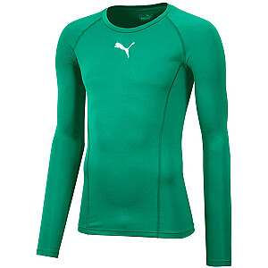 Футболка мужская Puma Liga Baselayer Tee LS зеленая 655920 05 M