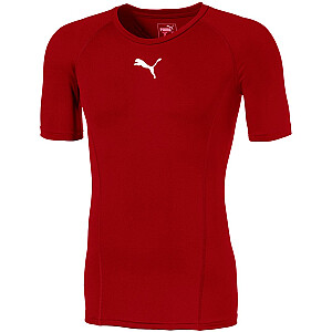 Vyriški marškinėliai Puma LIGA Baselayer SS raudona 655918 01 L