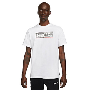 Marškinėliai Nike NK Fc Tee Seasonal Block vyriški balti DH7444 100 l