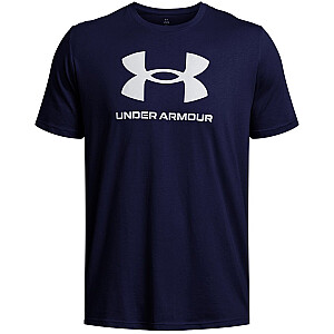 Vyriški marškinėliai Under Armour Sportstyle Logo tamsiai mėlyna 1382911 408 L