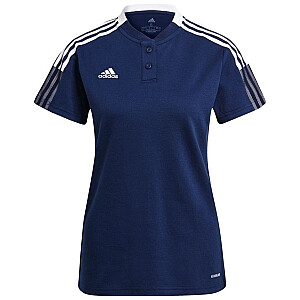 Adidas Tiro 21 Polo W tamsiai mėlyna GK9674 L