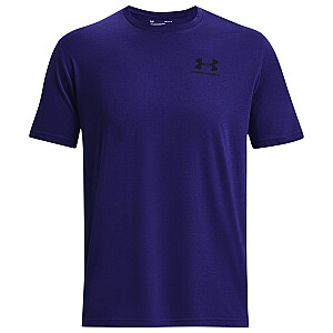 Vyriški marškinėliai Under Armour Sportstyle kairėje krūtinėje SS mėlyna 1326799 468 L