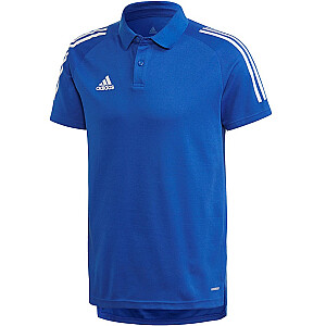 Vyriški Adidas Condivo 20 polo marškinėliai mėlynai balti ED9237 S