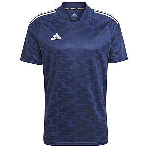 Футболка мужская adidas Condivo 21 Jersey Primeblue темно-синяя GJ6801 S