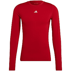 Красная футболка с длинным рукавом adidas Techfit Aeroready HP0639 M