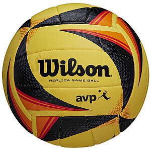 Мяч волейбольный Wilson AVP Replica Game желто-черно-оранжевый размер 5 WTH01020XB