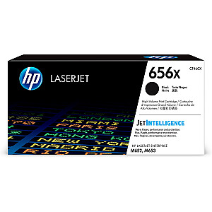 Originali HP 656X didelio našumo juoda LaserJet dažų kasetė