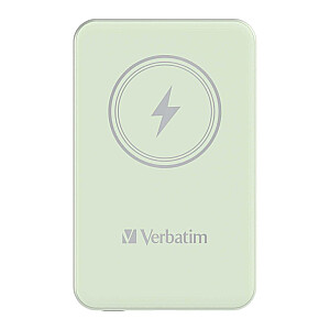 „Verbatim ChargeÂ´nÂ´Go Magnetic Wireless Power Bank 5000 Green“