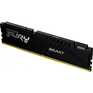 Atmintis Kingston Fury Beast, DDR5, 16 GB, 6000 MHz, CL30 (KF560C30BBE-16)