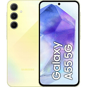 Смартфон Samsung Galaxy A55 5G 8/128 ГБ Желтый - Awesome Lemon (SM-A556BZY)